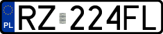 License plates of Poland, Regular car plates