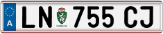 License plate of Austria, Regular plates