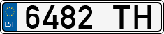 License plate of Estonia, Special vehicles