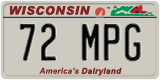 Wisconsin, Vanity Plates