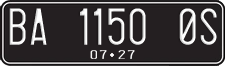 License plate of Indonesia, Regular plates