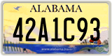 Alabama, 0AB1234 / 00AB123 / 00A1B23