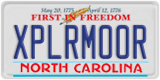 North Carolina, Vanity Plates