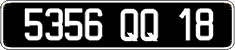 French license plate, FNI