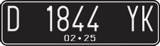 License plate of Indonesia, Regular plates