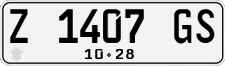 License plate of Indonesia, Regular plates