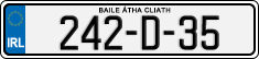 License plate of Ireland, Regular plates
