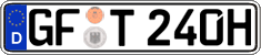 German license plate, Plates for oldtimers (type 