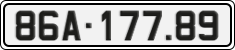 License plate of Vietnam, Cars