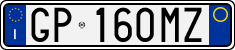 License plate of Italy, Cars (1994 year series)