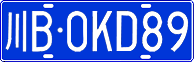 License plate of China, Cars