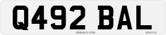 License plate of the United Kingdom, 1983 year system