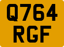 License plate of the United Kingdom, 1983 year system