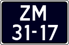 License plate of the Netherlands, Imported oldtimers (motorcycles)