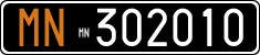 License plate of Italy, Cars (1927 year series)