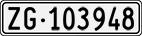 License plate of Switzerland, Cars