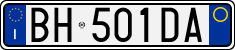 License plate of Italy, Cars (1994 year series)