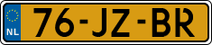 License plate of the Netherlands, Cars