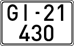 License plates of Spain, 1900 year series