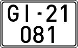 License plates of Spain, 1900 year series