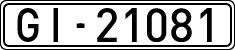 License plates of Spain, 1900 year series