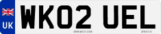 License plate of the United Kingdom, 2001 year system