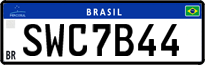 License plate of Brazil, Private owners (Mercosul)