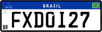 License plate of Brazil, Private owners (Mercosul)