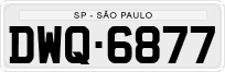 License plate of Brazil, Private owners (1990)