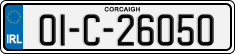 License plate of Ireland, Regular plates