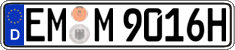German license plate, Plates for oldtimers (type 