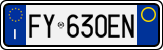 License plate of Italy, Cars (1994 year series)