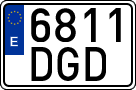 License plates of Spain, Ordinary (2000)