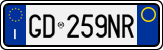 License plate of Italy, Cars (1994 year series)