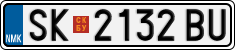 License plate of North Macedonia, Regular plates (2012)