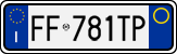 License plate of Italy, Cars (1994 year series)