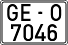 License plates of Spain, 1971 year series