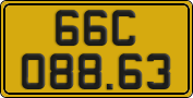 License plate of Vietnam, Commercial vehicles