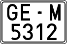 License plates of Spain, 1971 year series