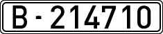 License plates of Spain, 1900 year series