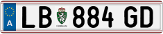 License plate of Austria, Regular plates