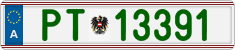 License plate of Austria, Official services and consulates