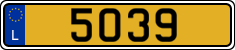 License plate of Luxembourg, Vanity Plates