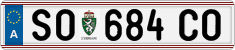 License plate of Austria, Regular plates