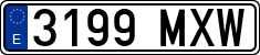 License plates of Spain, Ordinary (2000)
