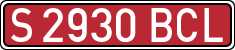License plates of Spain, Specialty plates