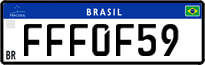 License plate of Brazil, Private owners (Mercosul)
