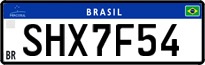 License plate of Brazil, Private owners (Mercosul)