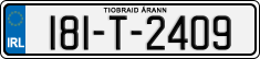License plate of Ireland, Regular plates