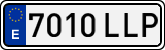 License plates of Spain, Ordinary (2000)